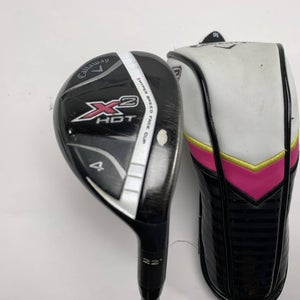 Callaway X2 Hot 4 Hybrid 22* Ladies Graphite Womens RH HC