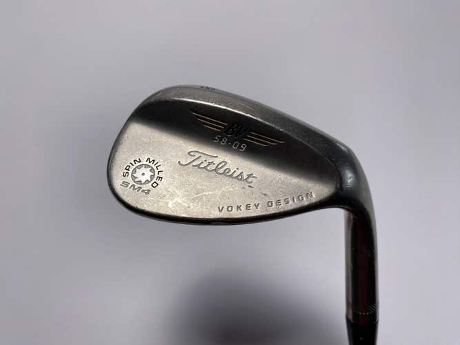 Titleist Vokey Spin Milled SM4 Chrome Lob Wedge LW 58* 9 Bounce DG S300 Stiff RH