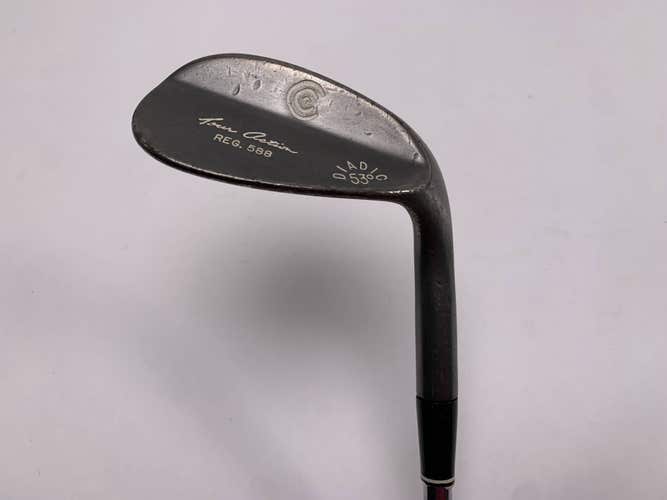 Cleveland 588 Black Melonite Sand Wedge SW 53* DG Wedge Steel Mens RH