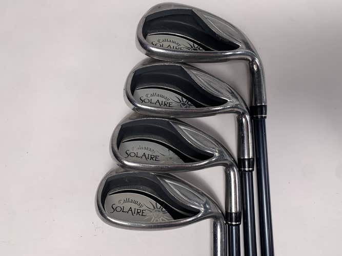 Callaway Solaire Iron Set 8-PW+GW 50g Ladies Graphite Womens RH Undersize Grips