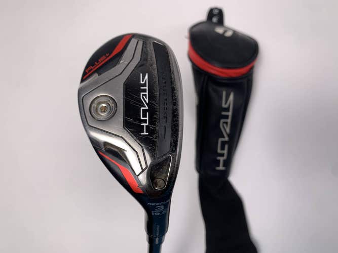 TaylorMade Stealth Plus Rescue 3 Hybrid 19.5* HZRDUS Red Smoke 6.0 Stiff RH HC