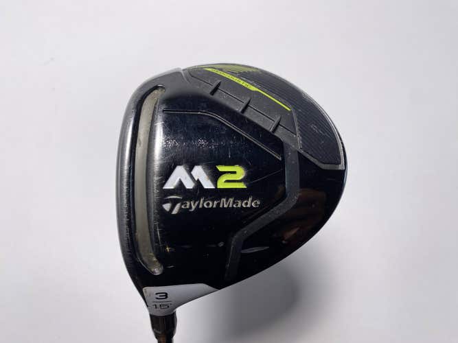 TaylorMade M2 2019 3 Fairway Wood 15* M2 REAX 65g Stiff Graphite Mens LH