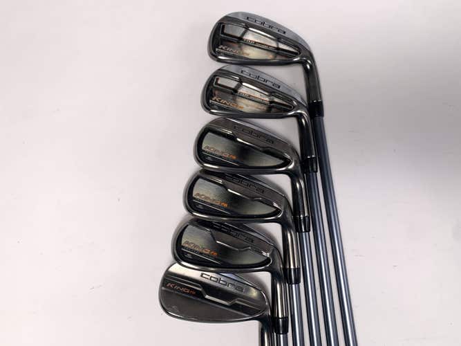Cobra KING F6 Iron Set 6-PW+GW Matrix Ozik Red Tie Q4 60g Regular RH