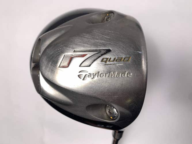 TaylorMade R7 Quad Driver 9.5* MAS2 65g Stiff Graphite Mens RH