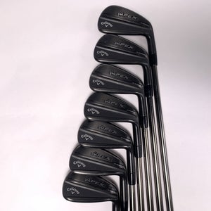 Callaway Apex TI Fusion Iron Set 4-PW UST Mamiya Recoil 110 F4 Stiff RH