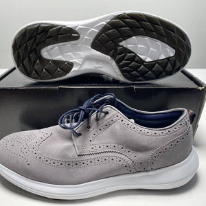 FootJoy Flex LE 1 Modern Wing Golf Shoes Gray Men's SZ 10 (56113)