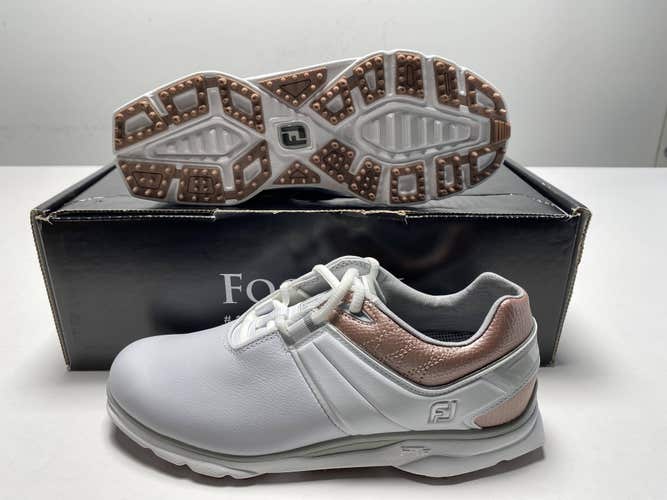 FootJoy Pro SL Golf Waterproof Shoes White Women's SZ 7 (98140)