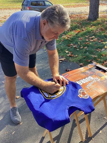 Ray Bourque Signed Authentic NHL Boston Bruins CCM Center Ice Practice Jersey