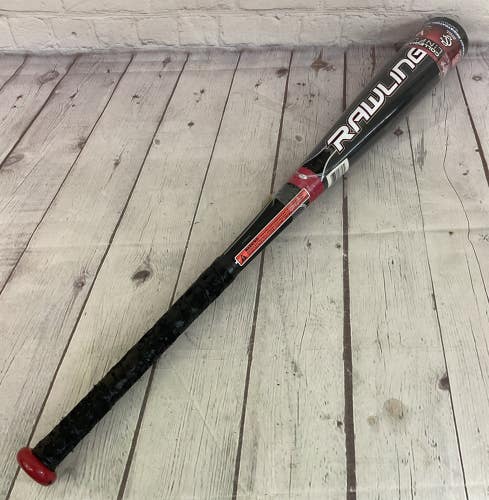 Rawlings 5150 Alloy 2 5/8 Barrel 17oz -10 Metal Baseball Bat Black Red 27"