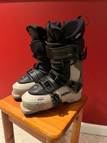 Mondo 24 & 24.5 Men's K2 FL3X Method All Mountain Ski Boots Soft Flex (Used)