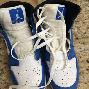 Blue Men's Size M 9.5 (W 10.5) Adult Air Jordan Cleats (Used)