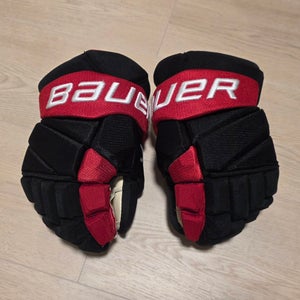 Bauer Vapor 2X Pro 13" Carolina Hurricanes Pro Stock Hockey Gloves