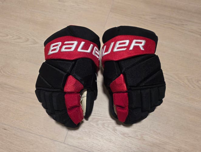 Bauer Vapor 2X Pro 13" Carolina Hurricanes Pro Stock Hockey Gloves