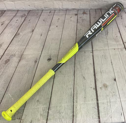 Rawlings 5150 2 5/8 Barrel 30oz -3 Metal Baseball Bat Black Bright Yellow 33"