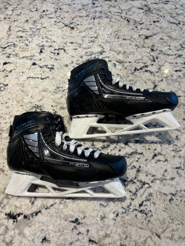 Pro Stock True SVH Pro Two Piece Hockey Goalie Skates Size 10 Wide