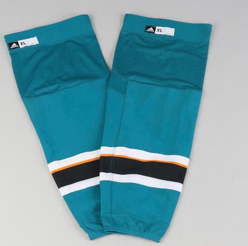 Game Sock - San Jose Sharks - Teal Adidas Size XL
