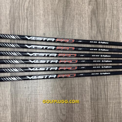 .335 Iron Shafts 5-PW / Fujikura Vista Pro 50-R2, Senior Flex (1556)