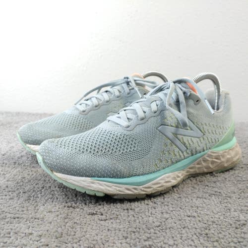 New Balance Fresh Foam 880 V10 Womens Size 8.5 Running Shoes Blue Gray Sneakers