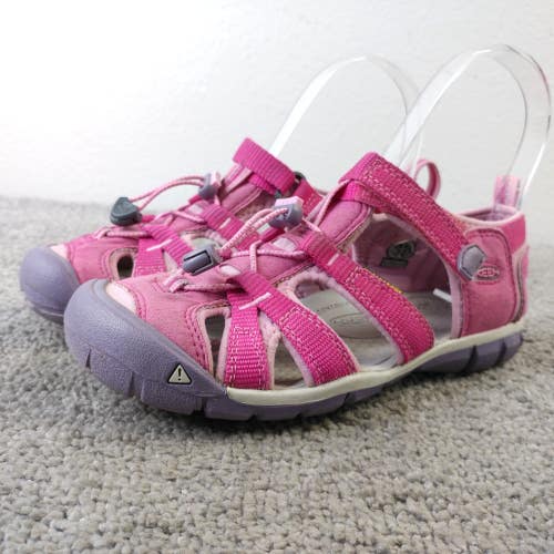Keen Seacamp II CNX Girls Size 1 Sandals Pink Shoes Waterproof