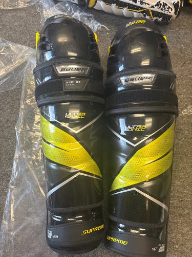 NEW 16” BAUER ULTRASONIC SHIN PADS