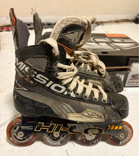 Mission Inhaler AC5 Inline Skates Wide Width Size 3.5 (Used)