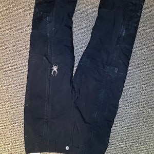 Black Size 12 Kids Unisex Spyder Pants (Used)
