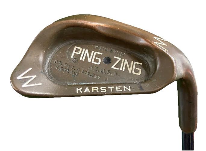 Ping Zing BeCu Pitching Wedge Black Dot +1 Stiff Graphite 36.5" RH Good Grip