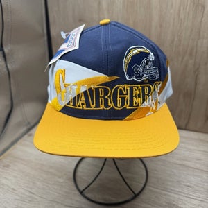 NEW Vintage San Diego Chargers NFL Sports Logo 7 Pennant Hat Cap Vtg Snapback
