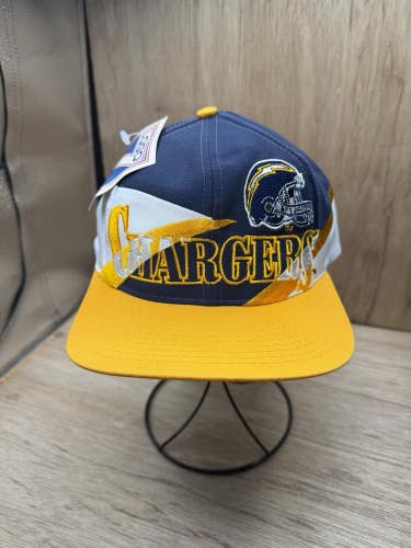 NEW Vintage San Diego Chargers NFL Sports Logo 7 Pennant Hat Cap Vtg Snapback
