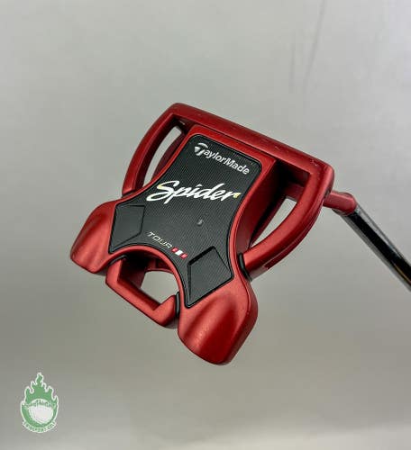 Used Right Handed TaylorMade Spider Tour Red 32" Putter Steel Golf Club