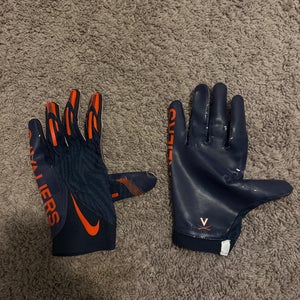 Blue XXL Adult Nike Vapor knit Gloves (Used)
