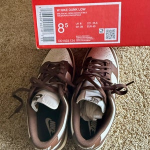 Brown Women's Size M 7.5 (W 8.5) Nike Dunk Low Shoes (New)