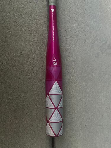 2018 Easton Pink Sapphire Alloy Bat (-10) 16 oz 26" (Used)