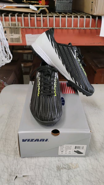 Tesoro Turf Soccer Shoes-Black/White | B0BQH8N62G