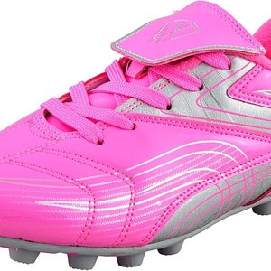 Vizari Soccer Cleats Boys Girls | Athletic Outdoor Training & Match | Pink | Little Kid | B07CL399HX