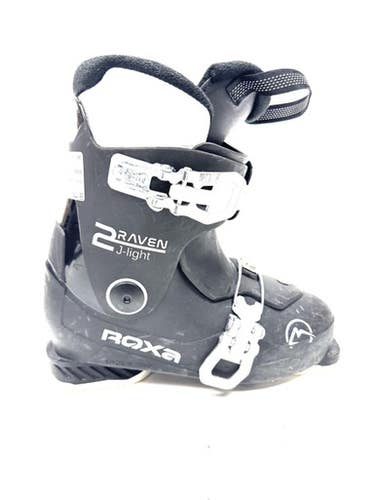 Used Roxa 2 RAVEN Boys DH Ski Boot Black 225 MP - J04.5 - W5.5 11860-C000302549