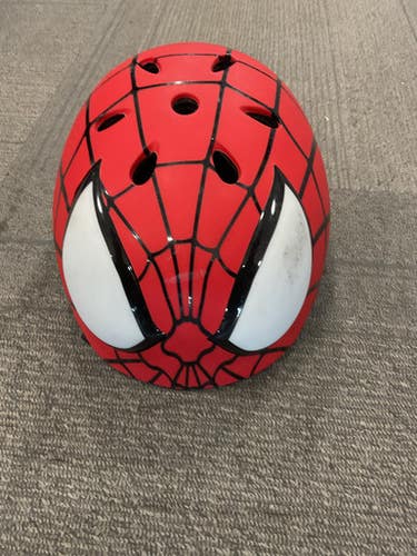 Used SPIDERMAN BIKE HELMET Bike Helmet Red SM 11614-S000227590
