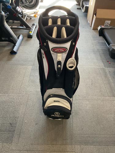 Used Sun Mtn DIVA Womens Stand Bag Black And White 11614-S000227580