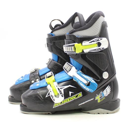 Nordica Firearrow Team 3 Junior Ski Boots - Size 4.5 / Mondo 22.5 Used