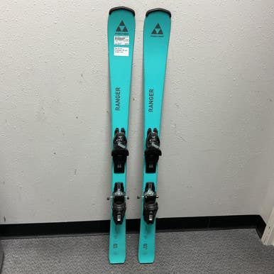 Used Fischer RANGER Boys DH Ski/Binding Carolina Blue 120 cm 11855-S000196823