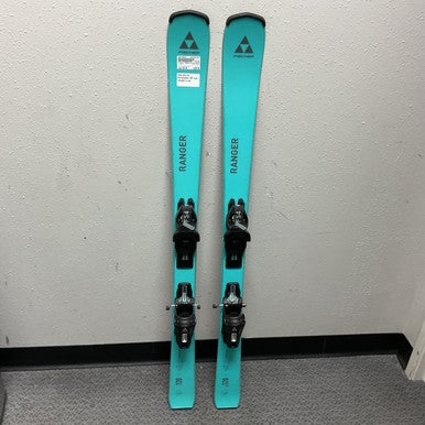 Used Fischer RANGER Boys DH Ski/Binding Carolina Blue 120 cm 11855-S000196823