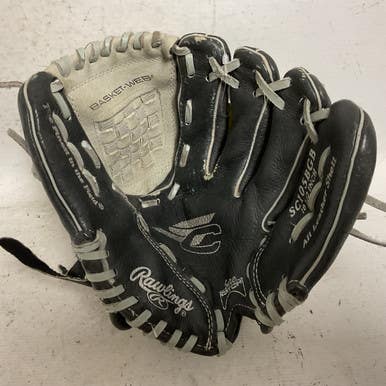 Used Rawlings Sure Catch SC105BGB Baseball Glove RH Throw Black 10 1/2" 11855-S000196812