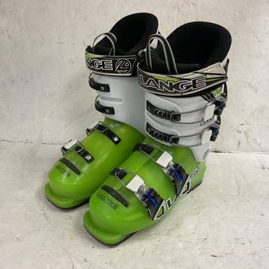 Used Lange RXJ Boys DH Ski Boot Kelly green 225 MP - J04.5 - W5.5 11855-S000196789