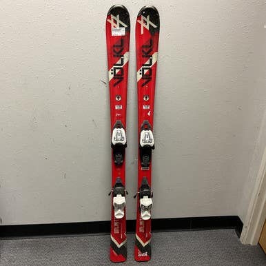 Used Volkl UNLIMITED AC Boys DH Ski/Binding Red 130 cm 11855-S000196758