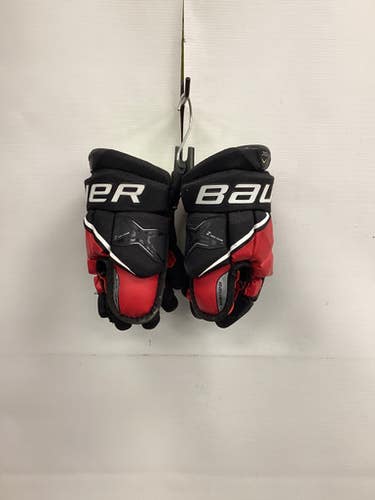 Used Bauer VAPOR X2.9 Junior Gloves Black And Red 10" 11851-S000041603
