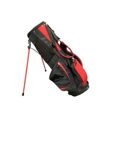 Used Top Flite 6 WAY STAND BAG Mens Stand Bag Black And Red 11347-S000261502