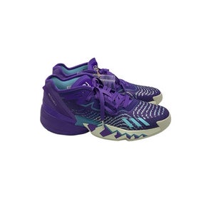 Used Adidas D.O.N. ISSUE 4 Basketball Shoes M Purple And White Senior 11.5 11347-S000261504