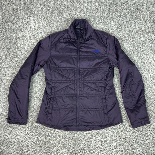 North Face Jacket Womens Medium Purple Puffer Full Zip Clementine Triclimate