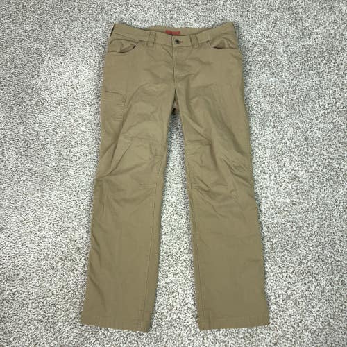 LL Bean Pants Mens 36x32 Beige Utility Outdoor Casual Workwear Hiking Pockets