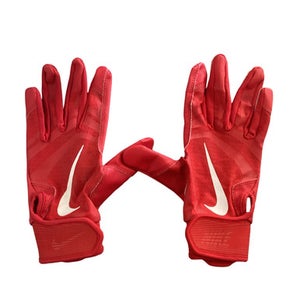 Used Nike BB/SB Batting Gloves Red MD 11760-S000085721